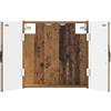 vidaXL Armadio per Dartboard HOORN Legno antico 52,5 x 10,5 x 53,5 cm