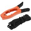 WRITWAA Morsetto Ancora Kayak Clamp per Kayak Acciaio Arancia con Paracord per Barca e Canoa