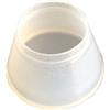 MAGICLULU Copertura Supporto da Bianco Silicone per Tennis Racchetta Ammortizzatore Antiurto per Mignolo, Facile dastallare e Resistente all'Usura