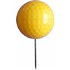 rockible Segnamaker Golf Segnaposto Segnalino Piquet Sfera Testurizzata Facile da Riconoscere con Perno Resistente per Delimitare Adatto a Campo Pratica Allenamento, Giallo