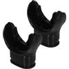 Beavorty 2 Pezzi Boccaglio in Silicone Nero per Immersioni Subacquee Design Ergonomico Leggero e Portatile, Accessorio per Snorkeling e Nuoto Confortevole