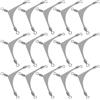 Lurrose Girella da Pesca a 3 Vie 15 Pezzi in Acciaio Inox Argento