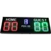Spacnana Tabellone Segnapunti Elettronico a LED Tabellone Segnapunti Digitale Portatile da Basket Display a 5 Cifre con Telecomando per Allenamento e Pratica Basket Calcio Pallavolo Tennis