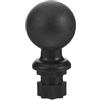 AKOOSY Supporto Base per Canna da Pesca per Kayak Snodo Sferico | Nero, Plastica, Rotazione a 360 Gradi, per Uso in Barca, Accessorio per Kayak