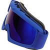 Generic Occhiali da Sci per Bambini Protezione UV Lenti HD Resistenti Agli Urti Regolabili per Sci Snowboard Equitazione Materiale PC (BLUE)