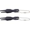 JSGHGDF 2 Doppi pinze Apertura pinzette per lenze da Pesca in Acciaio Inox divisi multifunzionali pinze per lenze da Pesca Accessori precisione