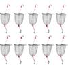CENGPXGH 10Pcs Esche Da Pesca Gabbia Cestino Alimentatore Gabbia Esche Titolare Lure Basket Accessori Da Pesca Feeder Holder Attrezzatura Accessorio