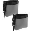 MERRYHAPY 2 Pezzi Borsa Pieghevole per Pulizia Bastoni da Golf in Neoprene con Clip Staccabile e Tasca per Accessori Bagnati e Viaggi Aerei