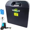 WILLQ Batteria LiFePO4 24V/48V per transpallet Elettrico PWB15/20 | Batteria per carrello elevatore a scomparsa, maniglia rimovibile e portatile, facile da installare, connettore Anderson