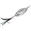 ZMdooreasy Esca a cucchiaino in metallo, 3,5 cm, design iperbolico dorato (argento, 3,5 grammi)