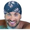 Generisch Cuffia da bagno grande per capelli lunghi, cuffia da nuoto ad alta elasticità, cuffia da bagno impermeabile, traspirante, unisex, design comodo ed elasticizzato, per donne, uomini, adolescenti, per