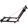 Okiyakusama Indoor Rullo Bicicletta Allenamento Rullo da Corsa Cyclette Domestica Supporto Pieghevole Struttura in Lega di Alluminio Regolabile Adatto per, Nero