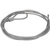 FOYTOKI Corda in Filo d'Acciaio per Infilare Rete da Canestro da Basket, Resistente a Forti Pressioni, Facile da Installare, Adatta per Canestri da Basket Indoor e Outdoor Argento
