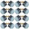 YARNOW 30 Pezzi Punte per Stecca da Biliardo Snooker 10mm in Cuoio Vite, Design a Precisione, Morbide, per Uso Professionale e Ricreativo