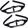 ljhnba 2 lotti comodi siliconi antiscivolo occhiali fasce per la sostituzione maschera per lo snorkeling cinturino con la maggior parte delle maschere subacquee cintura da nuoto regolabile