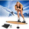 Generico Ski Machine Per La Casa Simulatore Di Sci Resistenza Regolabile Cross Trainer 3d Allenatore Di Snowboard Attrezzo L'Allenamento Gambe Migliora La Coordinazione L'Equilibrio E La Resistenza
