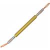 RNXRZANK Fitness Resistance Bar Barra a Molla Allenamento Resistenza Espansore Torace Strumento Acciaio Impugnatura Sicura per Pressioni Piegamenti Esercizi, Oro, Grigio, Arancione, 60KG