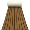 MINAOLULUS Tappetino PVC Cm Marrone in Antiscivolo per Barca 45x240