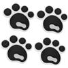 Yardenfun Stomp Pad Antiscivolo Snowboard 4 Pezzi in Silicone Nero