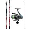 kolpo Kit Pesca Bolognese Canna 5 mt in Carbonio + Mulinello
