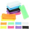 RUNROTOO Anelli Antiscivolo per Racchetta 16 Pezzi in Silicone Colore Casuale | Badminton e Tennis, Fascia Sottile di Fissaggio, Compatibile Impugnature e Overgrip Colore Casuale
