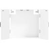 vidaXL Armadio per Dartboard UTRECHT Bianco 52,5 x 10,5 x 53,5 cm