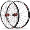 HWEVDHJ Set Di Ruote Per Bicicletta MTB 26 27,5 29 Ruote Mtb Perno Passante