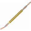 Sharplace Fitness Resistance Bar Barra a Molla Resistenza Attrezzo Espansore Toracico Strumento Acciaio Impugnatura Doppio Colore Antiscivolo per Pettorali, Oro, Grigio, Arancione, 40KG