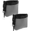 OKUMEYR 2 Pezzi Borsa Portatile con Clip Staccabile per Pulizia Golf in Neoprene e Superficie Delicata per Pulizia Bastoni da Golf in Auto in Campo