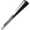 SHOWERORO Ventaglio Pieghevole in Acciaio Inox Nero per Tai Ji | Spettacoli di Gruppo e Performance, Stile Tradizionale Creativo, 1 Pezzo