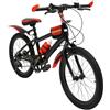KIGNIEK Bicicletta per bambini, 20 pollici, 7 marce, mountain bike per bambini e bambine, regolabile in altezza, in acciaio al carbonio, per bambini a partire dagli 8 anni