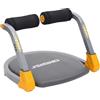 KiBcsLic Abdominal Macchina Addominali Addominali Allenatore Core Dispositivo Sit Up con Rulli in Schiuma E Base Imbottita Regolabile in Altezza Struttura in