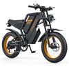 Zylvro GT20 Bici Elettrica Uomo, 20 x 4,0" Fat Tire Bicicletta Elettrica con 48V 25Ah Batteria Rimovibile, Moto Elettrica Adulti con Freni a Disco Idrauliciv, 150KM (PAS), 7 Velocità e Sospensione Completa