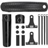 Generico Parafango Anteriore e Posteriore for Bicicletta, Leggero, parafango for, Rigido for MTB, Mountain Bike, Bici da Strada