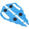 ULTECHNOVO Raccoglitore per Biglie da Biliardo in Plastica Blu Cinque Slot, Miglioramento Efficienza Raccolta e Trasporto Ottimizzato per Sale da Biliardo e Casa
