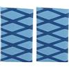 Yechiry Nastro Antiscivolo per Paddle da Pong Design Termoretraibile Impugnatura Comoda per Lunghe Sessioni 2 Pezzi 83x63 Mm (BLUE)