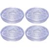 OFFSCH Set 4 Pezzi di Cuscinetti Antiscivolo in Gomma per Barra Trazioni | Telaio Porta, Diametro Interno 4, 5-4, 6cm, Montaggio Rapido, Uso Indoor