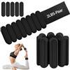 Yokuni 2 Pezzi Peso del Polso Regolabile (0,45 kg/0,9 kg Ciascuno), Peso Della Caviglia con Indossabili e Velcro, Polsiere Pesi per Pilates, Yoga, Danza, Aerobica, Pesi Polsi e Caviglie (Nero)