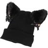 Beatifufu Copricasco da Sci Elastico Nero in Filato, Decorativo | Casco, Lavabile e Portatile, Accessori per Sciatori, Copertura per Inverno