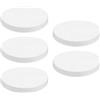 TEHAUX 5 Pezzi Tappi di Protezione per Palificazione in PVC, Tappi per Palificazione Piccoli, Bianco, Facili da Rimuovere, per Legni e Pali di Attracco, Uso su Pontile Marino