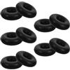 POPETPOP Anello in Gomma Nero Accessorio per Cavi Palestra 10 Pezzi per Attrezzi Fitness Alta Elasticità e Presa Confortevole, per Macchine a Carrucola