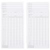 HORIALENCE Scorecard da Golf 12 Pezzi in Carta Patinata per Golf | Pieghevole, Leggero e Resistente All'usura, Scrittura Fluida, Confezione da 12 Fogli per Uso Sportivo
