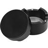 Generic Scatola per Stecca per Gesso Custodia Compatta in Lega di Alluminio Nera per gli Appassionati di Biliardo Dimensioni Convenienti 3,1 Cm
