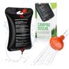 Aqualand Doccia da campeggio da 20 litri, doccia solare con soffione e tubo, ideale per campeggio e giardino, portatile per esterni