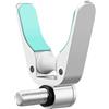 ZMdooreasy Porta canna da pesca in lega con rullo per carpe (argento)