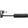 Gralara Fitness Training Device Pad per Affondi per Rack con Rullo per Gamba Regolabile Cuscino Confortevole in Schiuma E Telaio in Acciaio Adatto a Palestra, Adatto Per Palo Con Foro Da 16mm