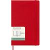 Moleskine Weekly Planner 2025-2026, Agenda Settimanale 18 Mesi Con Spazio per Note, Copertina Rigida e Chiusura Elastica, Formato Large 13 x 21 cm, Colore Rosso Scarlatto