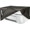 kwmobile Copertina Antipolvere Compatibile con HP DeskJet 4120e / DeskJet 4155e / 4220e - Copri Stampante - Copertura Protettiva - Fodera in grigio scuro