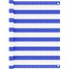 vidaXL Paravento da Balcone Blu e Bianco 90x400 cm in HDPE
