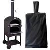 HanOaki Robusta copertura per forno da pizza per patio, realizzata in tessuto Oxford 210T per resistere a pioggia, neve e accumulo di polvere (160 x 68 x 63 cm)